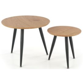 Halmar Mentona 2 Coffee Tables, 59x48cm, Black (V-CH-MENTONA_2-LAW) | Coffee tables | prof.lv Viss Online