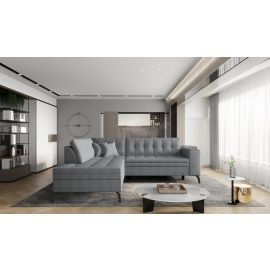 Eltap Lanvin Gojo Corner Pull-Out Sofa 210x260x93cm, Grey (CO-LAN-LT-05GO) | Corner couches | prof.lv Viss Online