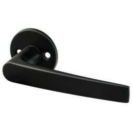 Ручка дверная Valnes VAL72_007ZN_B для внутренних помещений, черная (4743015021603) | Дверные ручки | prof.lv Viss Online