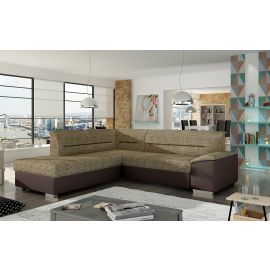 Eltap Verso Sawana/Soft Corner Pull-Out Sofa 63x266x83cm, Grey (V21) | Corner couches | prof.lv Viss Online