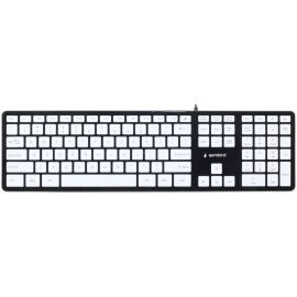 Клавиатура Gembird KB-MCH-02 US Белая/Черная | Периферийные устройства | prof.lv Viss Online