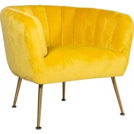 Кресло для отдыха Home4You Tucker Желтый | Мягкая мебель | prof.lv Viss Online