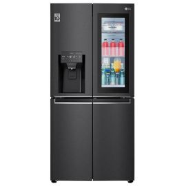 LG GMX844MC6F.AMCQEUR Multi-Door Refrigerator Black | Divdurvju, Side by Side ledusskapji | prof.lv Viss Online