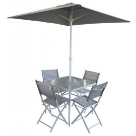Gray Garden Furniture Set | Outdoor furniture sets | prof.lv Viss Online