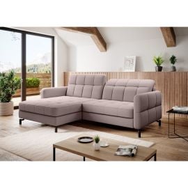 Eltap Lorelle Omega Corner Pull-Out Sofa 160x225x105cm, Pink (Lore_104) | Corner couches | prof.lv Viss Online