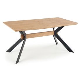 Halmar Bacardi Extendable Table 160x90cm, Oak/Black | Halmar | prof.lv Viss Online