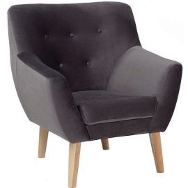 Скандинавский кресло для отдыха Signal Nordic 1, серого цвета | Signal | prof.lv Viss Online