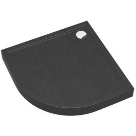Vento Anthracite 90x90cm Shower Tray Black (44208) | Shower pads | prof.lv Viss Online