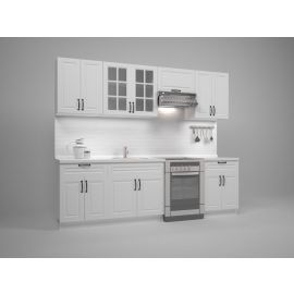 Halmar Kitchen Equipment Set Michella, 260cm, White (GRA-MICHELLA260-BIAŁY) | Kitchen equipment | prof.lv Viss Online
