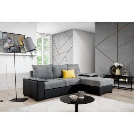 Stūra Dīvāns Izvelkams Eltap Lusso Omega/Soft 160x245x90cm, Pelēks (Ls17) | Mīkstās mēbeles | prof.lv Viss Online