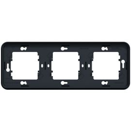 Schneider Electric Mureva Styl Surface-Mounted Metal Enclosure 3-gang, IP55, Grey (MUR34109) | Surface-mounted switches and sockets | prof.lv Viss Online