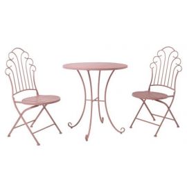 Home4you Rosy Balcony Set Pink | Outdoor furniture sets | prof.lv Viss Online