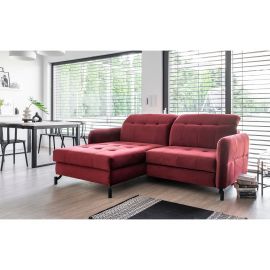 Eltap Lorelle Rivera Corner Pull-Out Sofa 160x225x105cm, Red (Lore_74) | Sofas | prof.lv Viss Online