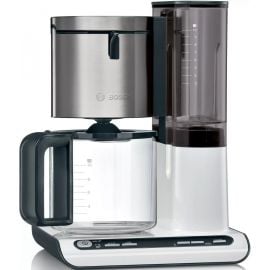 Bosch TKA8631 Coffee Maker with Drip Filter White/Gray (#4242002594972) | Coffee machines | prof.lv Viss Online