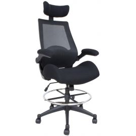 Biroja Krēsls Home4you Miller, 71x70x153.5cm, Melns (27867) | Office chairs | prof.lv Viss Online
