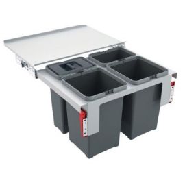 Franke Garbo 60 Waste Sorting Bin with 4 Compartments 2x8L, 2x12L 121.0200.676 | Garbage disposals | prof.lv Viss Online