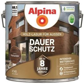 Koka Struktūru Akcentējoša Lazūra Alpina Dauer-Schutz Lasur Rožkoka | Paints, varnish, wood oils | prof.lv Viss Online