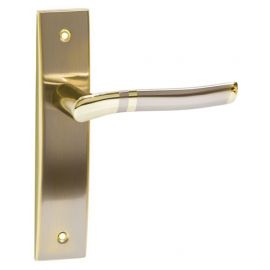 MP MRO-15-70 SN/ALB Door Handle for Indoor, Chrome/Aluminium Fibre | Door handles | prof.lv Viss Online