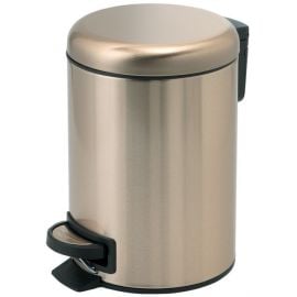 Gedy Potty Bathroom Waste Bin (Trash Can) with Pedal, 5L, Gold (3309-87) | Bathroom waste bins | prof.lv Viss Online