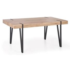 Halmar Yohann Kitchen Table 170x90cm, Oak/Black | Halmar | prof.lv Viss Online