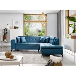 Eltap Lanvin Savoi Corner Pull-Out Sofa 210x260x93cm, Blue (CO-LAN-RT-38SA) | Sofas | prof.lv Viss Online