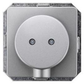 Siemens Delta Profile Cable Outlet Cover Plate, Silver (5TG1787) | Mounted switches and contacts | prof.lv Viss Online