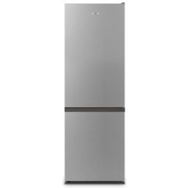Gorenje NRK6182PS4 Fridge with Freezer Silver | Large home appliances | prof.lv Viss Online