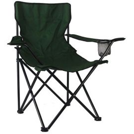 Folding Camping Chair Green (402625) | 4Holidays | prof.lv Viss Online