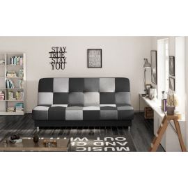 Изготовляемый диван Eltap Cayo Sawana 90x192x90 см Черный/Серый/Светло-серый (Cay_04) | Раскладные диваны | prof.lv Viss Online