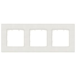 Siemens Delta Miro Surface-Mounted Frame 3-gang, White (5TG1113-0) | Mounted switches and contacts | prof.lv Viss Online
