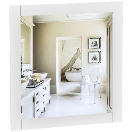 Аква Родос Олимпия Ванная комната Зеркало Белое | Зеркала для ванной комнаты | prof.lv Viss Online
