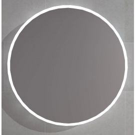 Зеркало для ванной комнаты Tessa 110 с серым стеклом и встроенной светодиодной подсветкой | Зеркала для ванной комнаты | prof.lv Viss Online