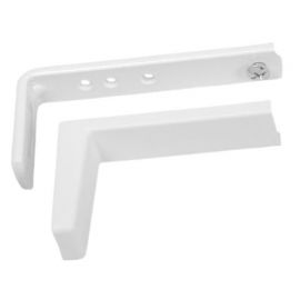 Dekorika No. 87 Wall Cornice With Cover, L8.7cm, Metal, White | Curtain hooks and accessories | prof.lv Viss Online