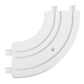 Dekorika CM3 Ceiling 3-Rail Inner Corner, White | Curtain hooks and accessories | prof.lv Viss Online