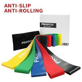 Proiron Resistance Band 5kg, 61cm Black/Red/Blue/Green/Yellow (PRO-TLD02-6) | Fitness | prof.lv Viss Online