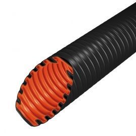 Evopipes corrugated pipes in sheath 750N EVOEL Fms-UV-0H-SMART, black | Installation materials | prof.lv Viss Online