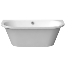 Vanna Vispool Onda Extra Akmens masa 175x80cm Balta (152010XL) | Stone mass baths | prof.lv Viss Online