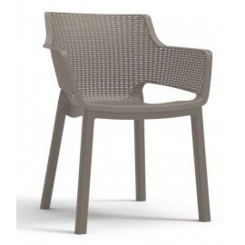 Keter Garden Chair Eva 58x62x79cm, Beige (29210109587) | Garden chairs | prof.lv Viss Online