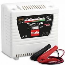 Telwin Touring 18 Battery Charger 230W 12/24V 180Ah 15A (807593&TELW) | Batteries and chargers | prof.lv Viss Online