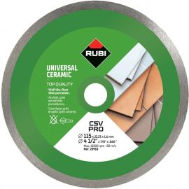 Akmens Griešanas Disks Rubi CSV PRO 125x1.6mm (70180) | Rubi | prof.lv Viss Online
