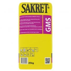 Sakret GMS/W M10 клей для газобетонных и силикатных блоков, белый 25кг | Sakret | prof.lv Viss Online