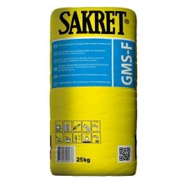 Sakret GMS F M-10 Gas Concrete Block Adhesive with Antifreeze Additive, Grey -10ºC 25kg | Cement mortar | prof.lv Viss Online