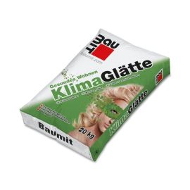 Baumit Klima Fino (Klima Glatte) Smalka špaktele uz kaļķa bāzes, balta 1-3mm 20kg | Baumit | prof.lv Viss Online