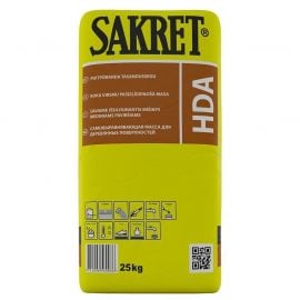 Sakret HDA Самовыравнивающаяся быстротвердеющая масса для деревянных полов (3-20 мм) 25 кг | Выравнивающие смеси для полов | prof.lv Viss Online