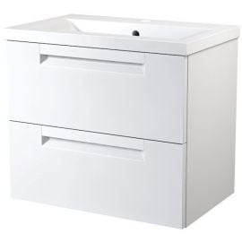 Raguvos Furniture Milano 61 Bathroom Sink with Cabinet White (191123127)