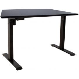 Home4You Ergo Electric Height Adjustable Desk 140x80cm, Black (K186863) | Office tables | prof.lv Viss Online