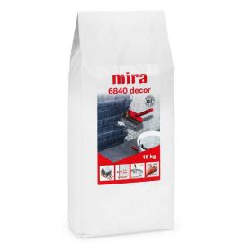 Mira 6840 Декоративный декоративный шпаклевочный состав - микроцемент для внутренних/внешних помещений, белый, 15 кг (5701914684007) | Микроцемент | prof.lv Viss Online