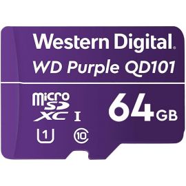 Western Digital WDD064G1P0C Микро SD карта памяти 64 ГБ, фиолетовая | Карты памяти | prof.lv Viss Online