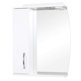 Aqua Rodos Decor 65 Mirror Cabinet White Left (195722)