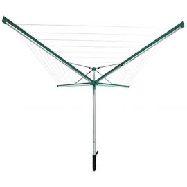 Leifheit Linomatic 600 Deluxe Cover Retractable Clothesline Silver/Green (1082008) | Leifheit | prof.lv Viss Online